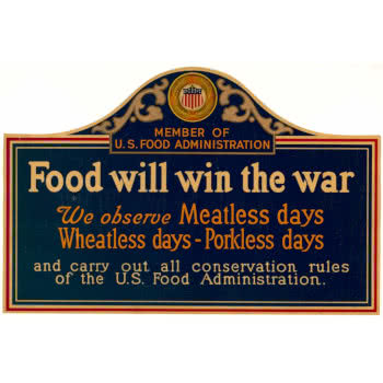 Il cibo vincerà la guerra.