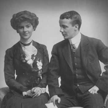 Theodore Jr. e la moglie, Eleanor Butler Alexander, ai tempi del fidanzamento.